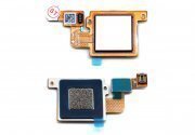 Шлейф для Xiaomi Mi A1 + сканер отпечатка пальца (золотистый)