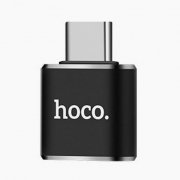 Адаптер (переходник) HOCO UA5 (Type-C - USB-A) черный — 1