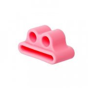 Держатель силиконовый для наушников Apple AirPods (розовый) — 1