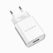 Превью Сетевое зарядное устройство Borofone BA20A Sharp USB (белое) — 4