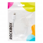 Кабель (переходник) RockBox для Apple (OTG - Lightning) белый — 2