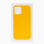 Чехол-накладка LC011 экокожа MSafe для Apple iPhone 12 (ярко-желтая) — 2
