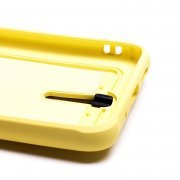 Чехол-накладка - SC304 с картхолдером для Xiaomi Redmi 10C (желтая) — 2