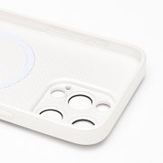 Чехол-накладка - SM021 SafeMag для Apple iPhone 15 Pro Max (белая) — 3