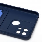 Чехол-накладка - SC304 с картхолдером для Xiaomi Redmi 10C (208523) (темно-синяя) — 2