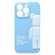 Чехол-накладка - SC332 для Apple iPhone 14 Pro (синяя) — 1