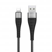 Кабель Borofone BX32 Munificent для Apple (USB - lightning) черный (1 метр) — 1