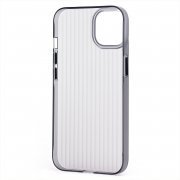 Чехол-накладка - PC089 для Apple iPhone 13 (матовый прозрачно-черный) — 1