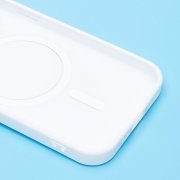 Чехол-накладка Matte SafeMag для Apple iPhone 15 Pro (белая) — 2