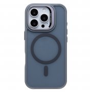 Чехол-накладка SafeMag для Apple iPhone 16 Pro (серая)