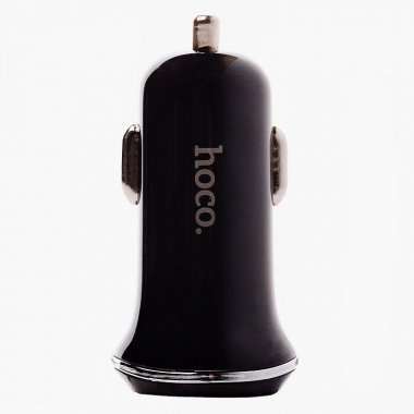 Автомобильное зарядное устройство HOCO Z1 2USB (черное) — 1