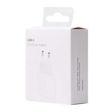 Сетевое зарядное устройство для Apple USB-Type-C (белое) (AA) &mdash; 2
