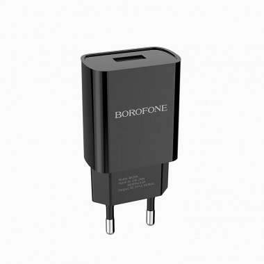 Сетевое зарядное устройство Borofone BA20A Sharp USB (черное) &mdash; 1
