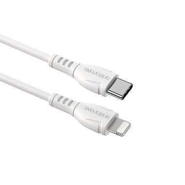 Кабель Borofone BX51 (Type-C - Lightning) белый &mdash; 2