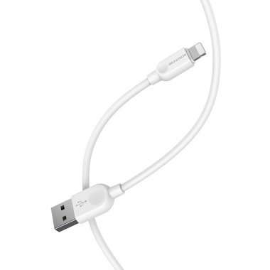Кабель Borofone BX14 LinkJet для Apple (USB - Lightning) белый 3 метра — 7