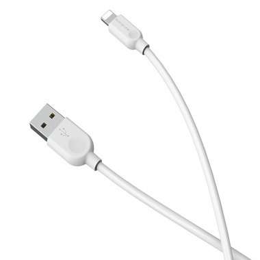 Кабель Borofone BX14 LinkJet для Apple (USB - Lightning) белый 3 метра — 6