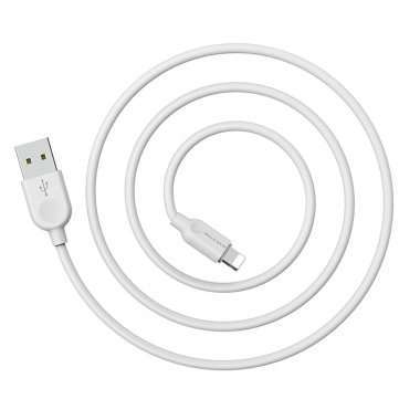 Кабель Borofone BX14 LinkJet для Apple (USB - Lightning) белый 3 метра — 4