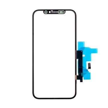 Стекло в сборе с тачскрином и OCA пленкой для Apple iPhone 12 (черное) &mdash; 2