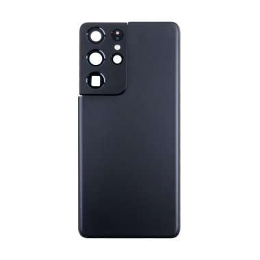 Задняя крышка для Samsung Galaxy S21 Ultra (G998B) (черная) Премиум &mdash; 2