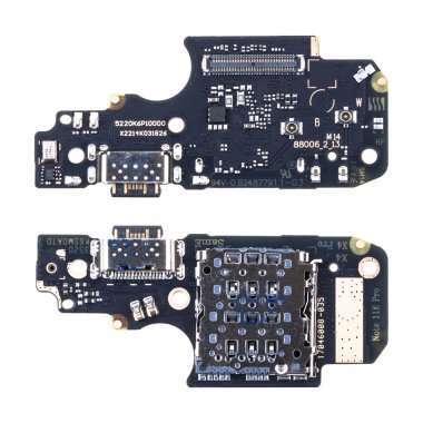Шлейф для Xiaomi Redmi Note 11 Pro Plus 5G плата разъем зарядки/разъем SIM/микрофон — 1