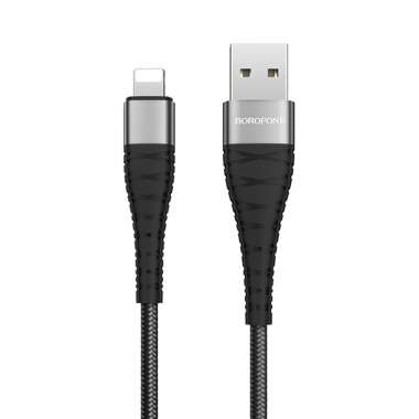 Кабель Borofone BX32 Munificent для Apple (USB - lightning) (черный) — 1