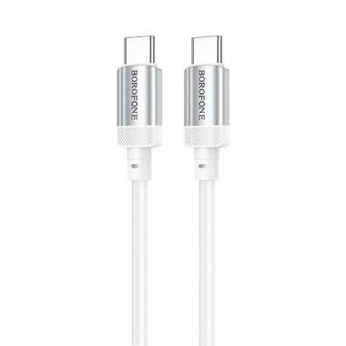 Кабель Borofone BX108 (Type C - Type C) 100см (белый) — 1