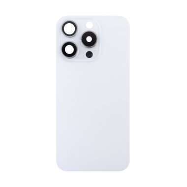 Задняя крышка для Apple iPhone 15 Pro (белая) Премиум — 2