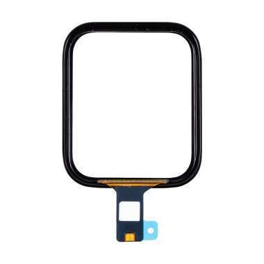 Стекло с тачскрином для Apple Watch 4 44 mm в сборе с OCA пленкой (черное) — 1