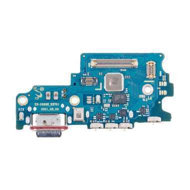 Шлейф для Samsung Galaxy S21 FE (G990B) плата на системный разъем/разъем SIM/микрофон — 2