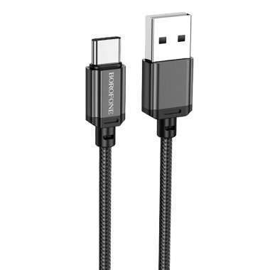 Кабель Borofone BX87 Sharp (USB - Type C) 200см (черный) — 1