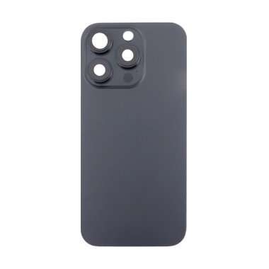 Задняя крышка для Apple iPhone 16 Pro (черная) премиум — 2