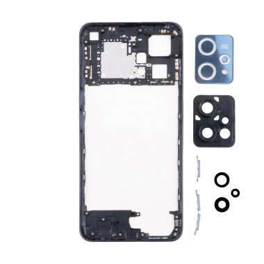 Средняя часть для Realme 9 Pro Plus (черная) &mdash; 1