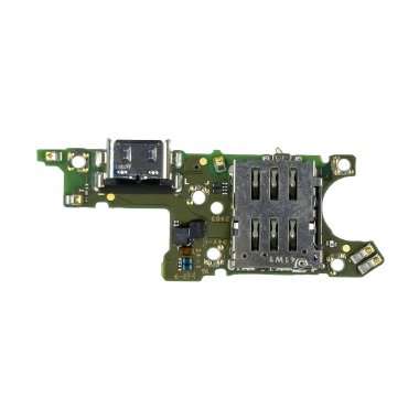 Шлейф для Huawei Honor X9b плата на системный разъем/разъем SIM/микрофон - Премиум — 1