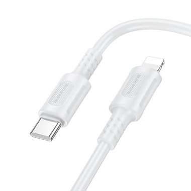 Кабель Borofone BX111 Feliz (Type C - lightning) 100см 3A (белый) — 1